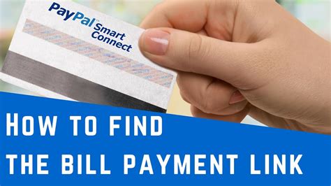 paypal smart connect debit card|PayPal smart connect pay bill.